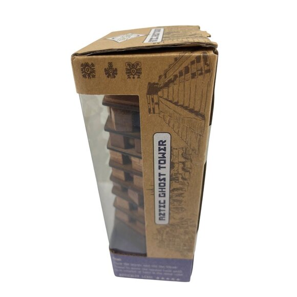 True Genius Wooden Aztec Ghost Tower Puzzle Brain Teaser Ages 8+ Difficulty 34g - Picture 5 of 9